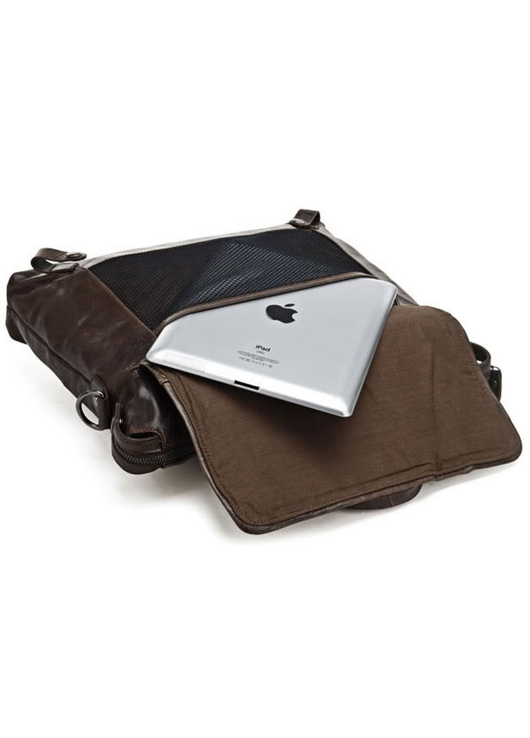 Мужская кожаная сумка 39.5х7.5х30.5 см John McDee (315872765)