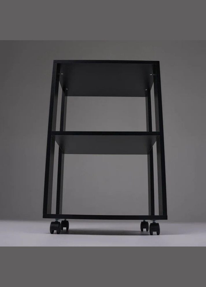 Этажерка из дерева для ванной на колёсиках Коритос венге (АБТ-010112) No Brand (328209463)