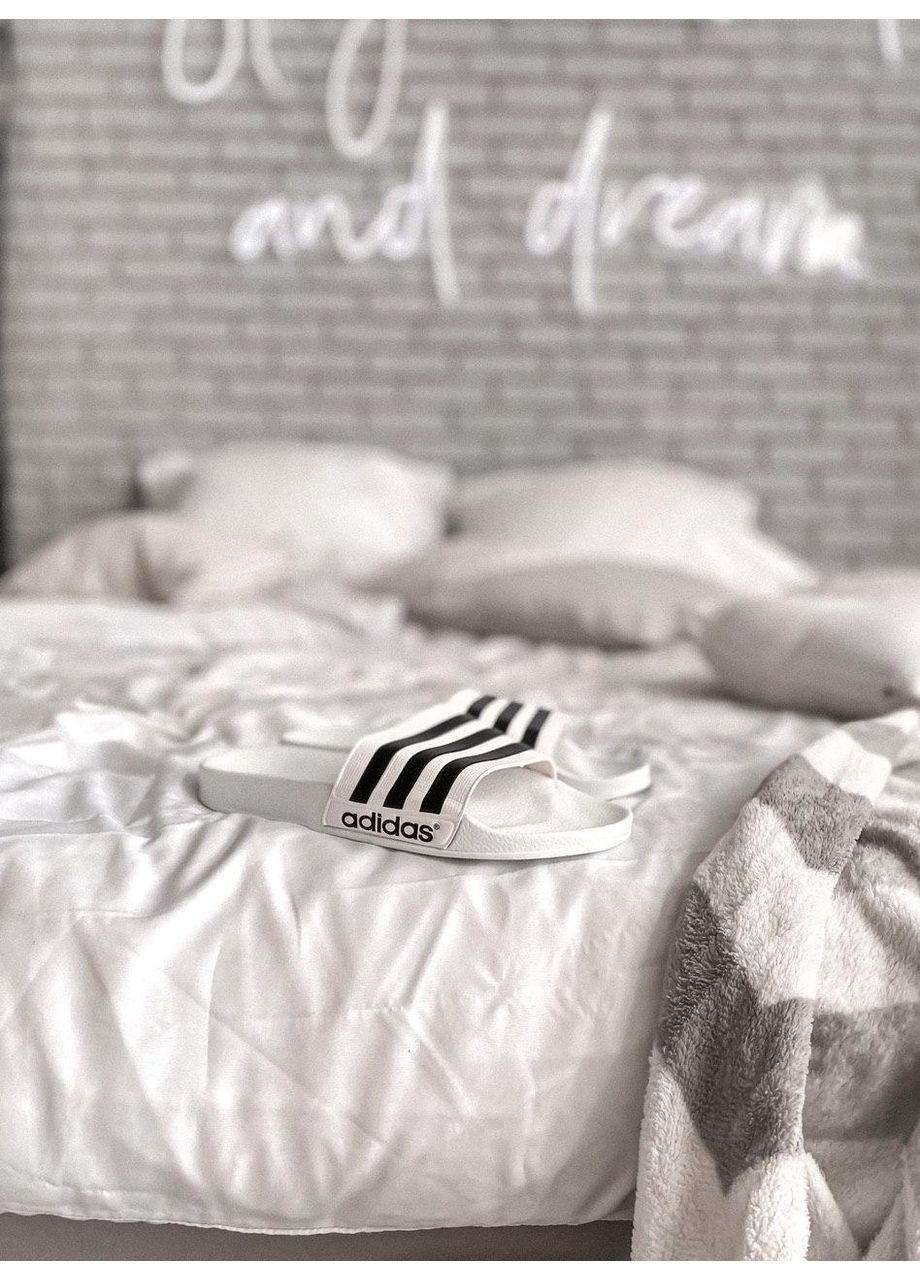 КРОСІВКИ ЖІНОЧІ ADIDAS WHITE BLACK АДІДАС No Brand чорні демісезони (368883760)