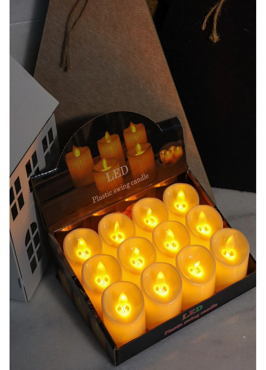 Светодиодная свеча с имитацией пламени 8.5 см Flame (366978706)