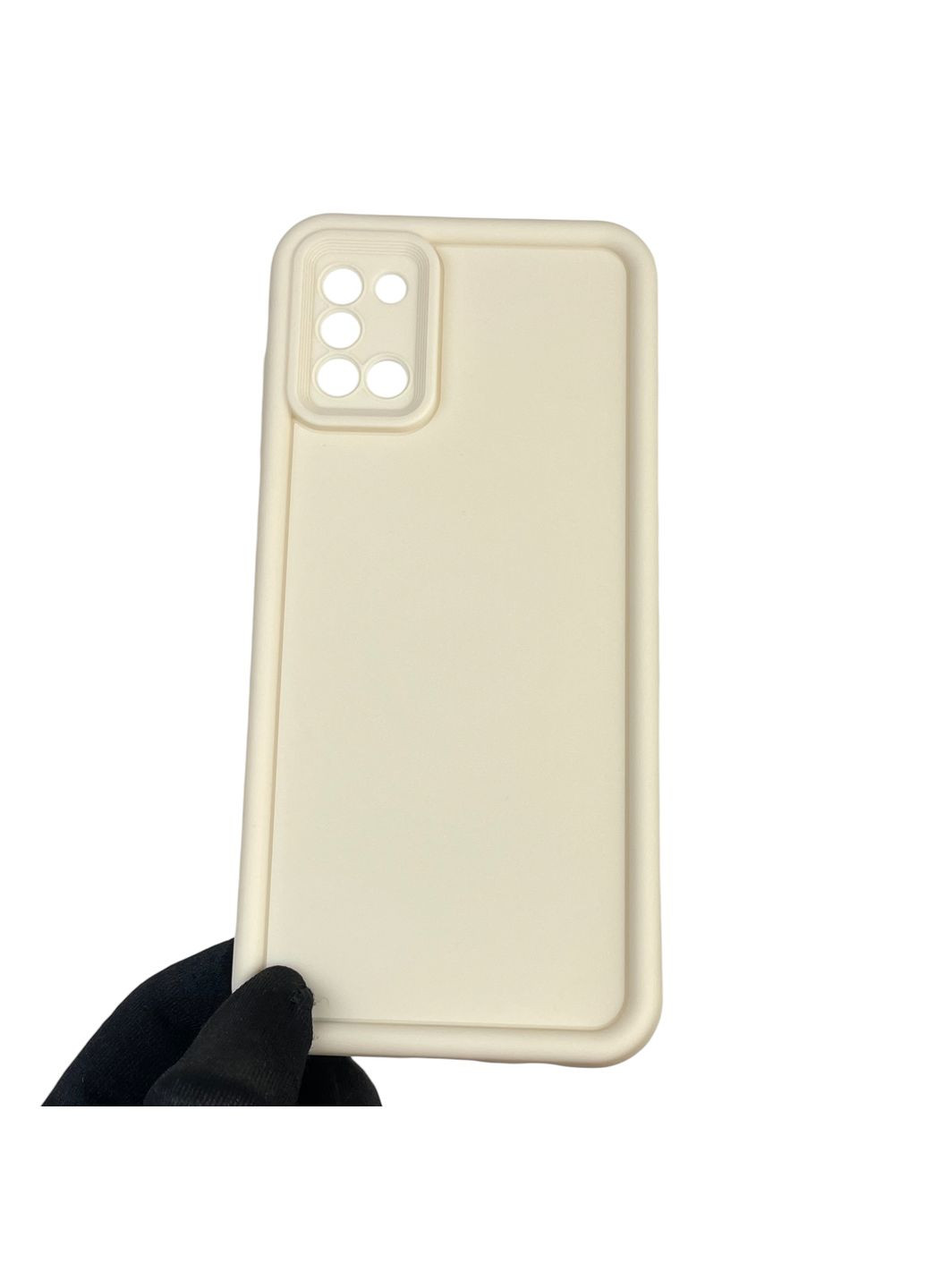 Чохол силіконовий Soft Touch для Galaxy A31 (SM-A315F) молочний (Повний захист камери) Samsung (366388325)
