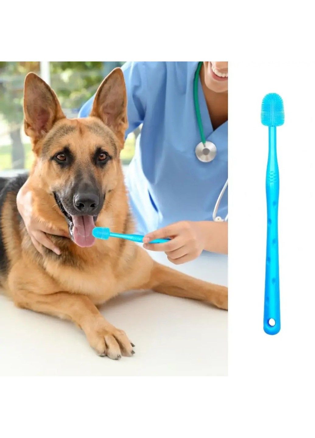 Зубна щітка для собак і кішок "Dali" Blue Xtep (320953279)