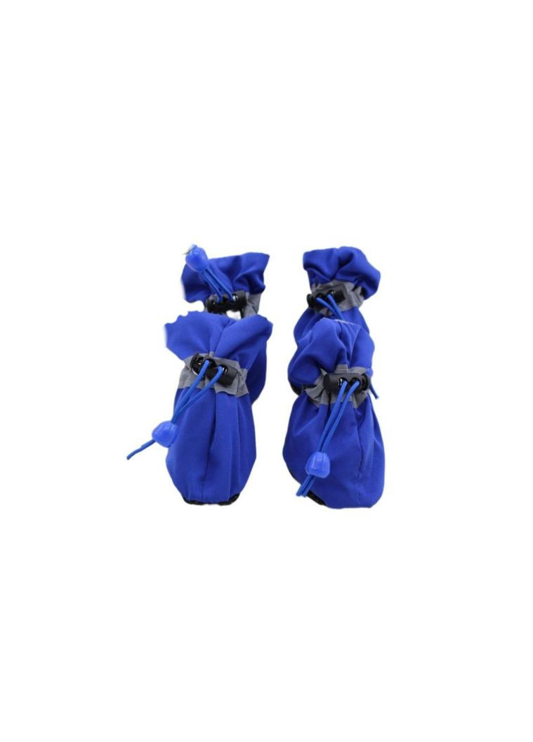 Черевики налапники для котів Pet Style "Мішечки" Сині 2 No Brand - (323235614)