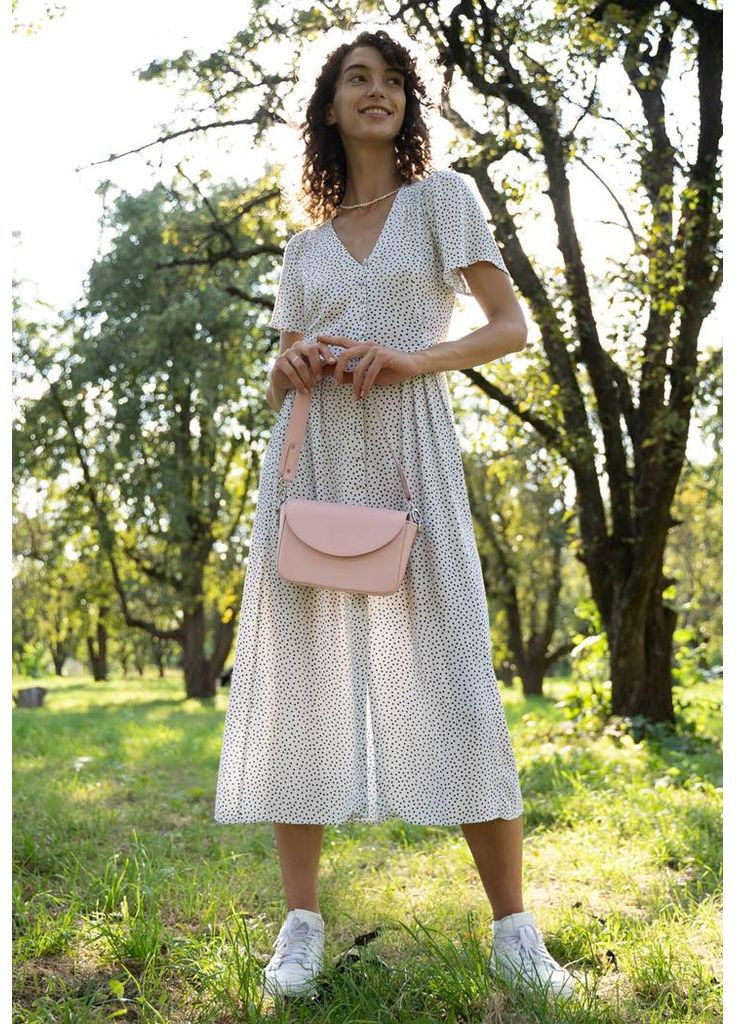 Женская кожаная сумка Molly розовая The Wings (348358625)