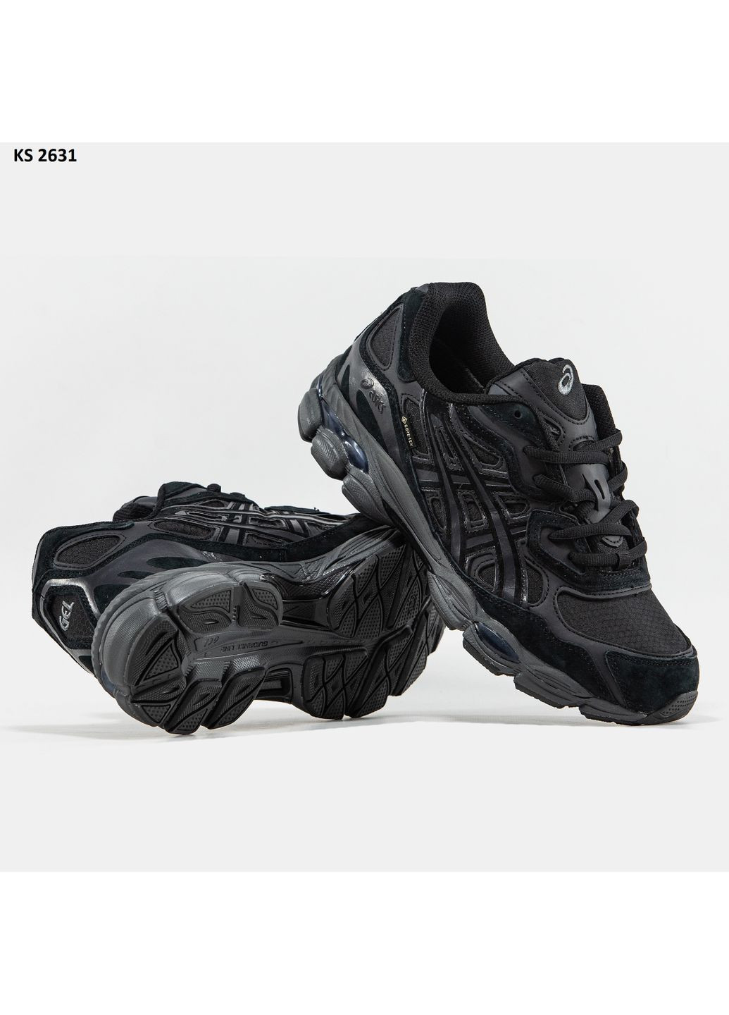 КРОСІВКИ ЖІНОЧІ ASICS GEL-NYC GORE-TEX BLACK АСІКС ГЕЛЬ НЮК No Brand чорні демісезони (369391244)