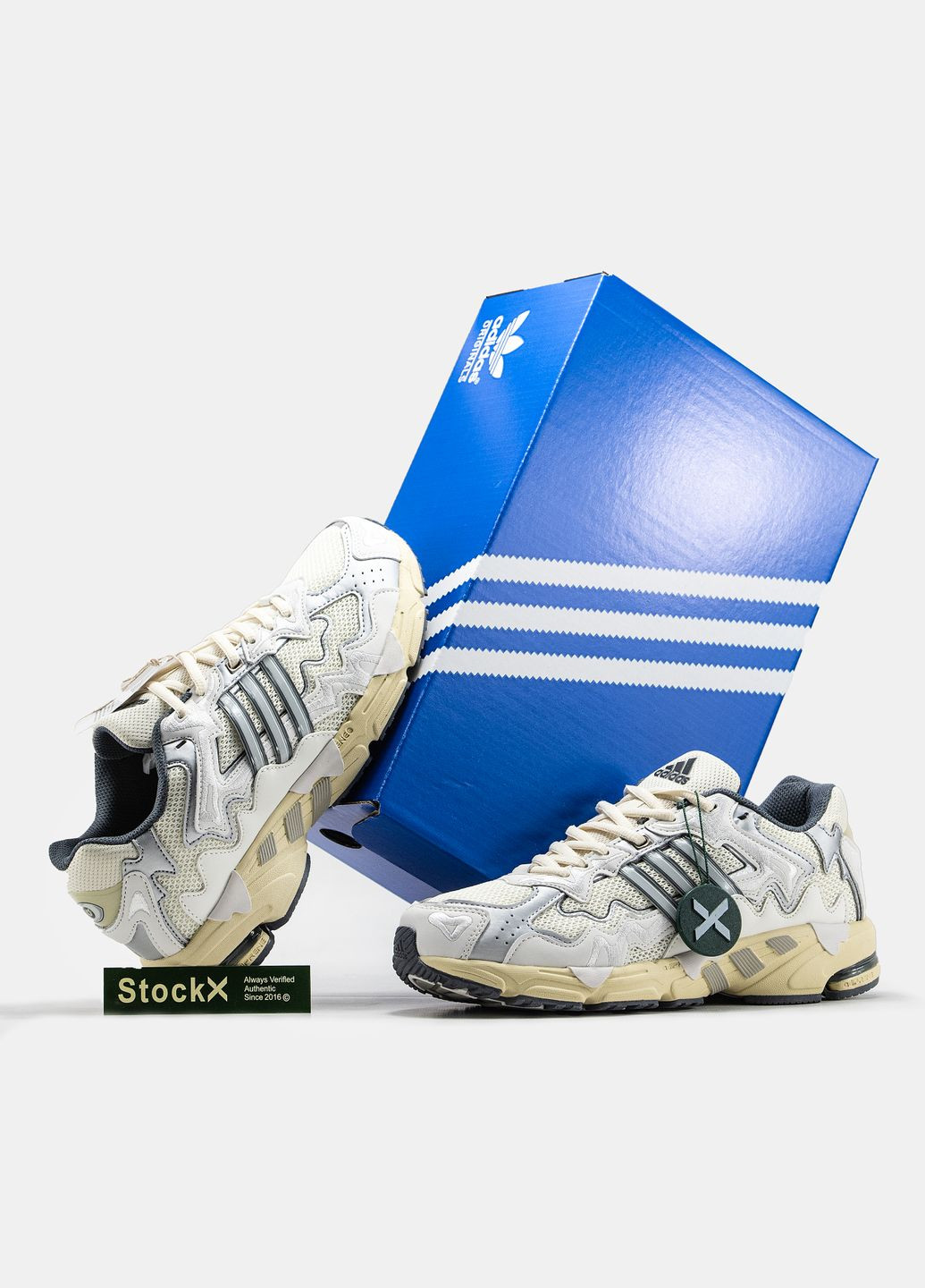 Бежеві Осінні кросівки чоловічі і жіночі adidas response x bad bunny beige grey | адідас респонс бежеві сірі No Brand