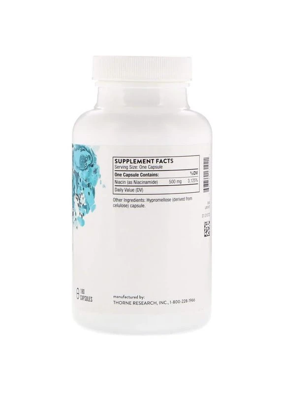 Ніацинамід (В3) Thorne Niacinamide 180 капс Thorne Research (384050101)
