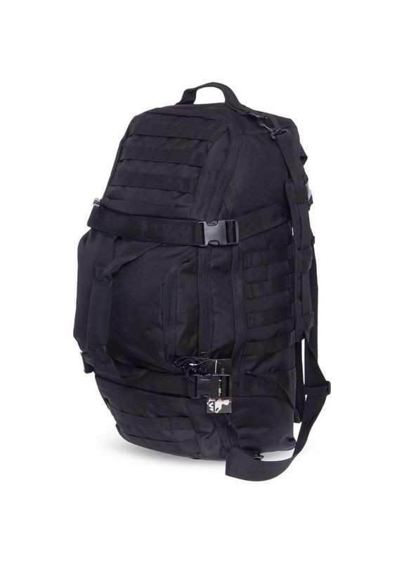 Рюкзак тактичний рейдовий SILVER 36 літрів Pro (нейлон, оксфорд 900D, розмір 66х32х17см, чорний) (TY-186_Чорний) SILVER KNIGHT (361435282)