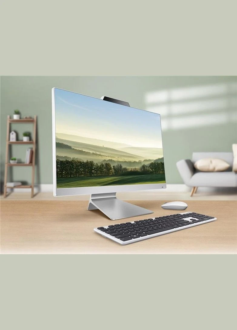 Компьютер персональный моноблок A3402WVAKWPC0400 23.8" FHD AG, Intel 5-120U, 16GB, F512GB, UMA, WiFi, кл+м, без ОС, белый Asus (314776255)