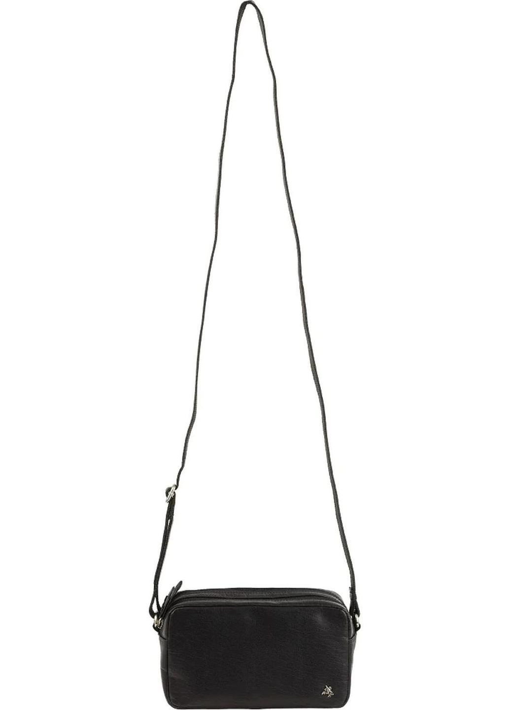 Сумка клатч женская через плечо кожаная для телефона Черный 40675 Visconti (361970360)