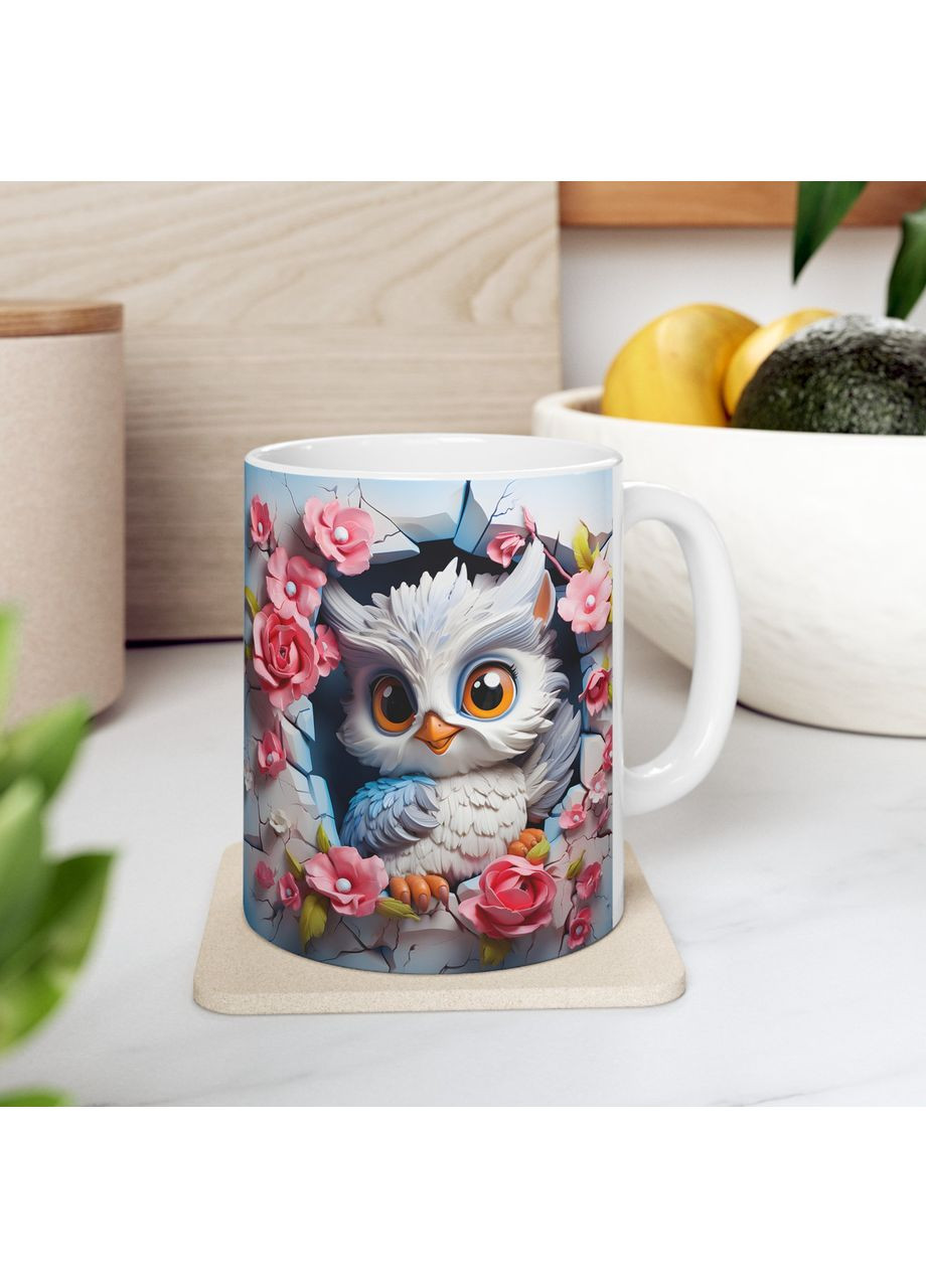 Керамічна чашка з дизайном "Совеня" No Brand (368671905)