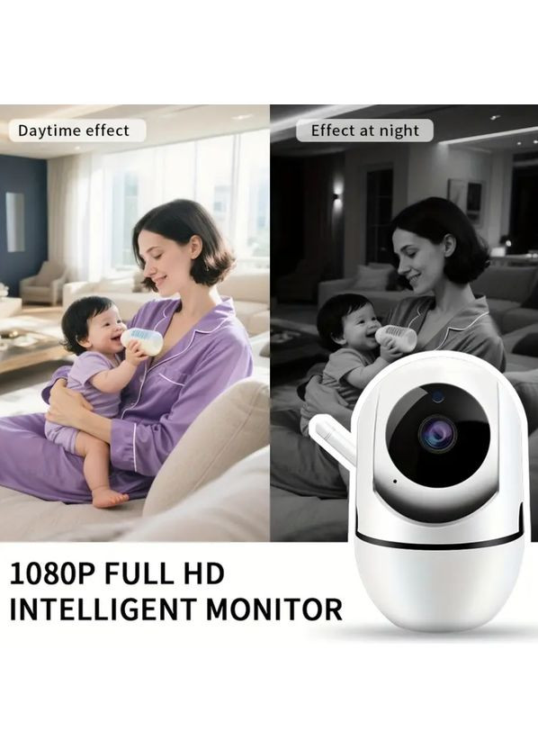 Видеоняня поворотная беспроводная IP-камера 2MP Smart, Wi-Fi Mommy Bag (357494801)