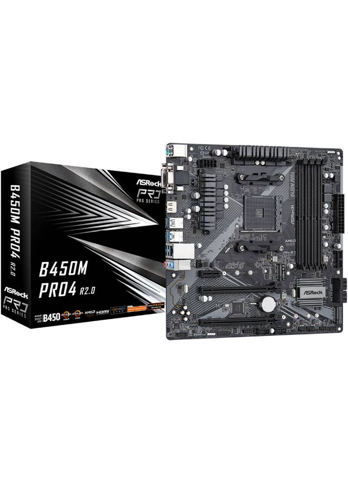 Материнская плата B450M PRO4 R2.0 ASRock (337363851)