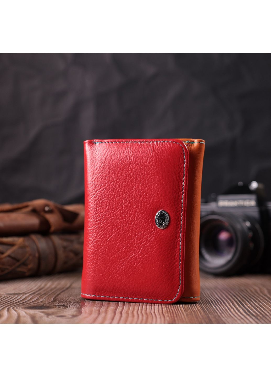 Жіночий шкіряний гаманець st leather (288136223)