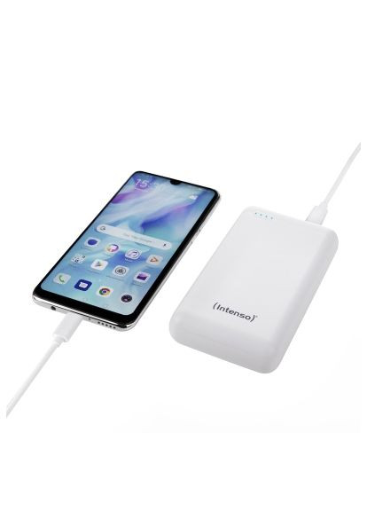 Батарея универсальная XS20000 20000mAh, USB Type-C USB-A, 5V, 3.1A, white (7313552) Intenso XS20000 20000mAh, whi, 3.1A, 5V, USB Type-C USB-A (370015881)