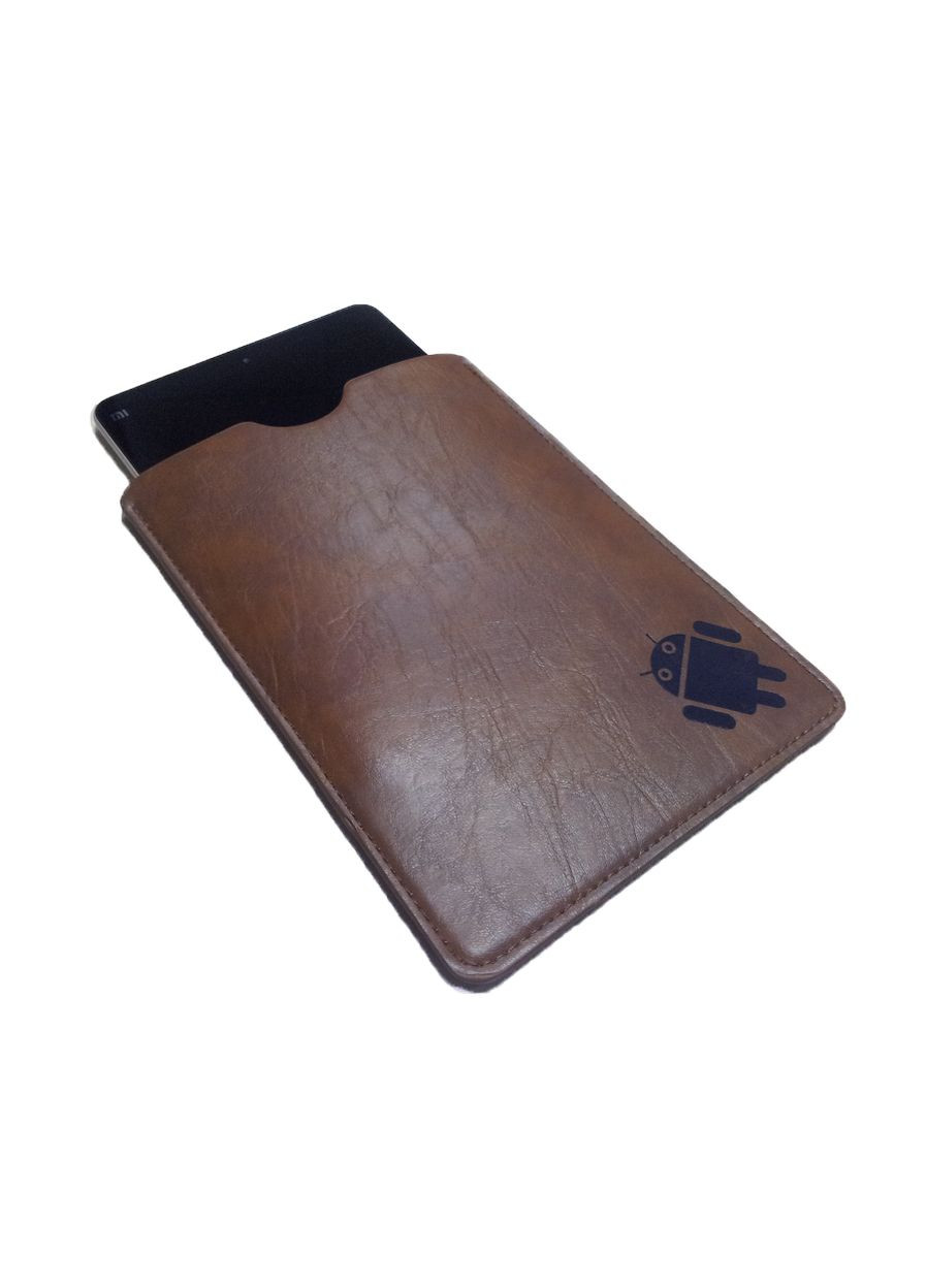 Универсальный кожанный чехол карман для планшетов Xiaomi Brown CHK 7 Br Android Karbonn (263777009)
