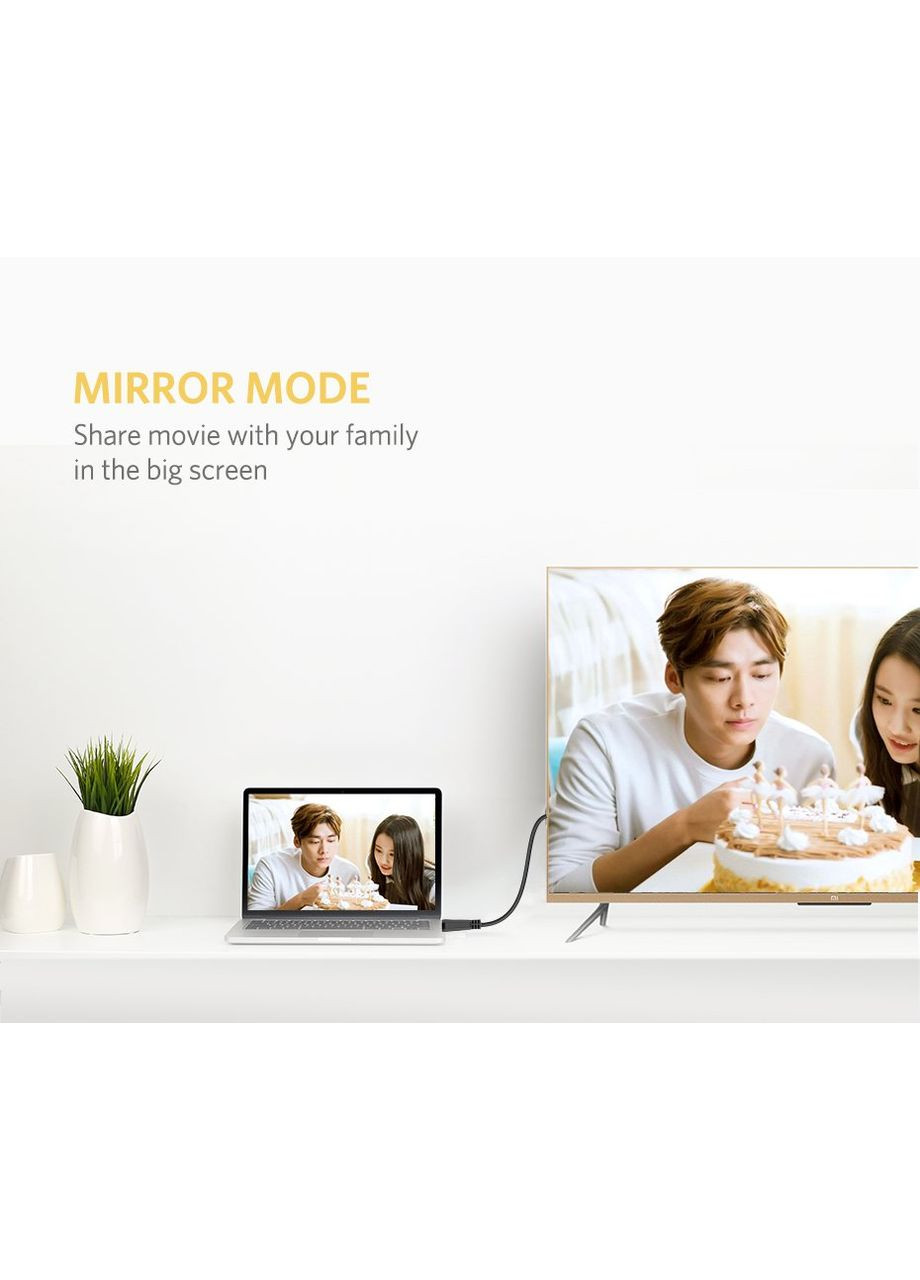 Кабель HDMI Flat Cable 2m (UGR-70159) (UGR-70159) Ugreen ED015 (357472256)