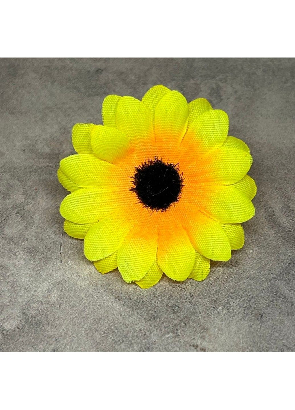 Бутон цветка (головка) "Подсолнечник", ~4 см, желтый, арт 018581, 1 шт No Brand (341307558)
