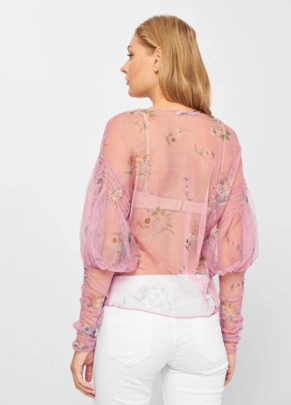 Розовая летняя блуза Zara