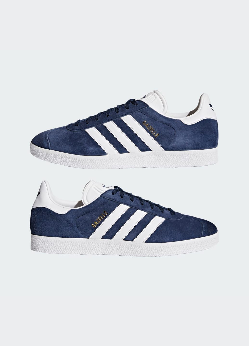 Синие летние кроссовки gazelle adidas