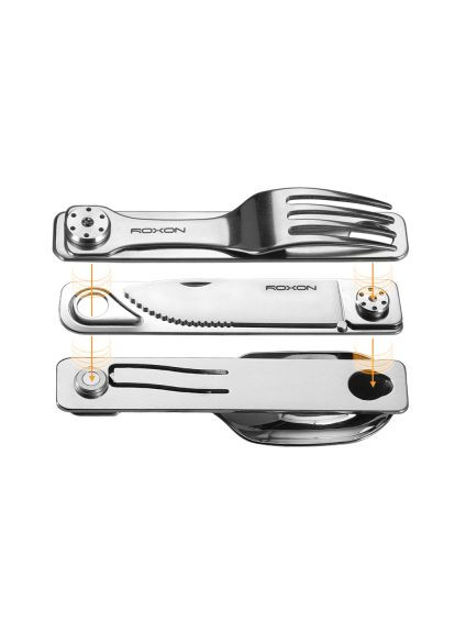 Ложка-вилка туристическая (C1S) Roxon C1S 3 in1 (370017472)