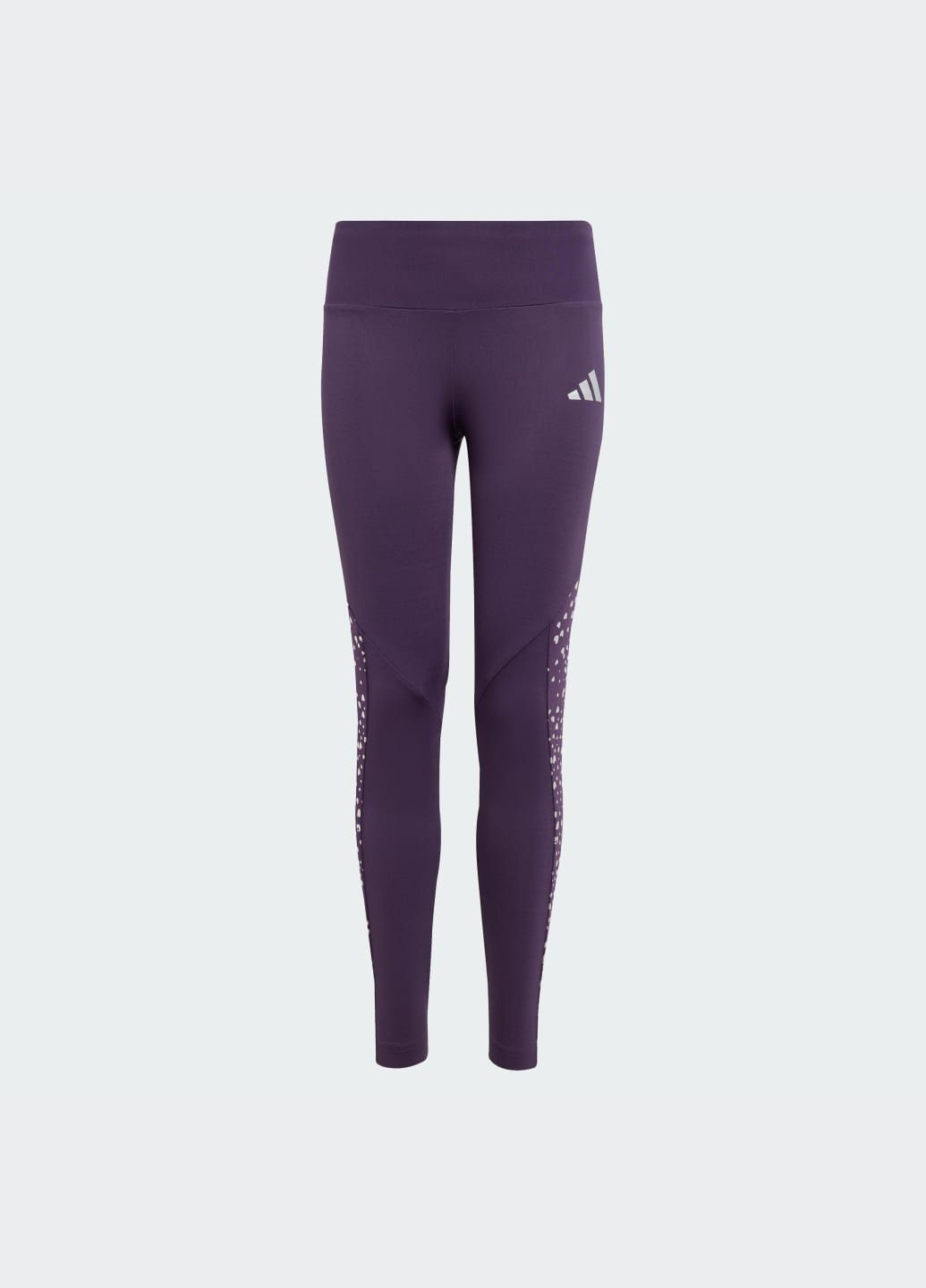 Фиолетовые демисезонные леггинсы training essentials glam print kids adidas