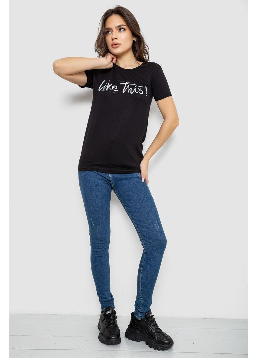 Футболка женская с принтом, 244R501 Ager - (358886291)