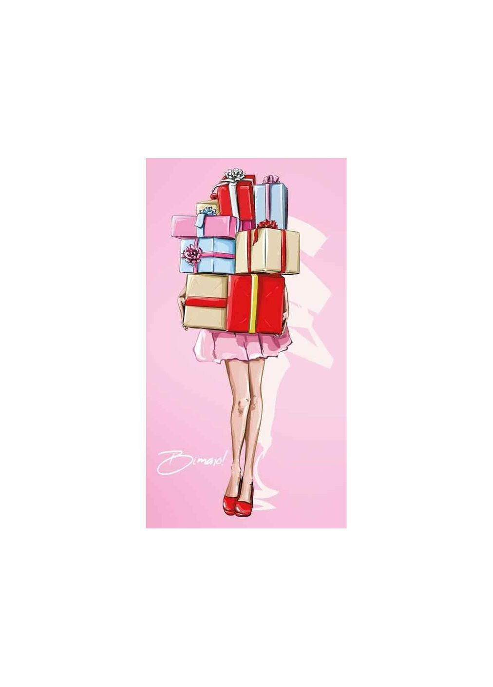 Конверт для грошей Вітаємо жіночі №КД-130У (10шт/уп) ТМ Упаковкін (305317053)