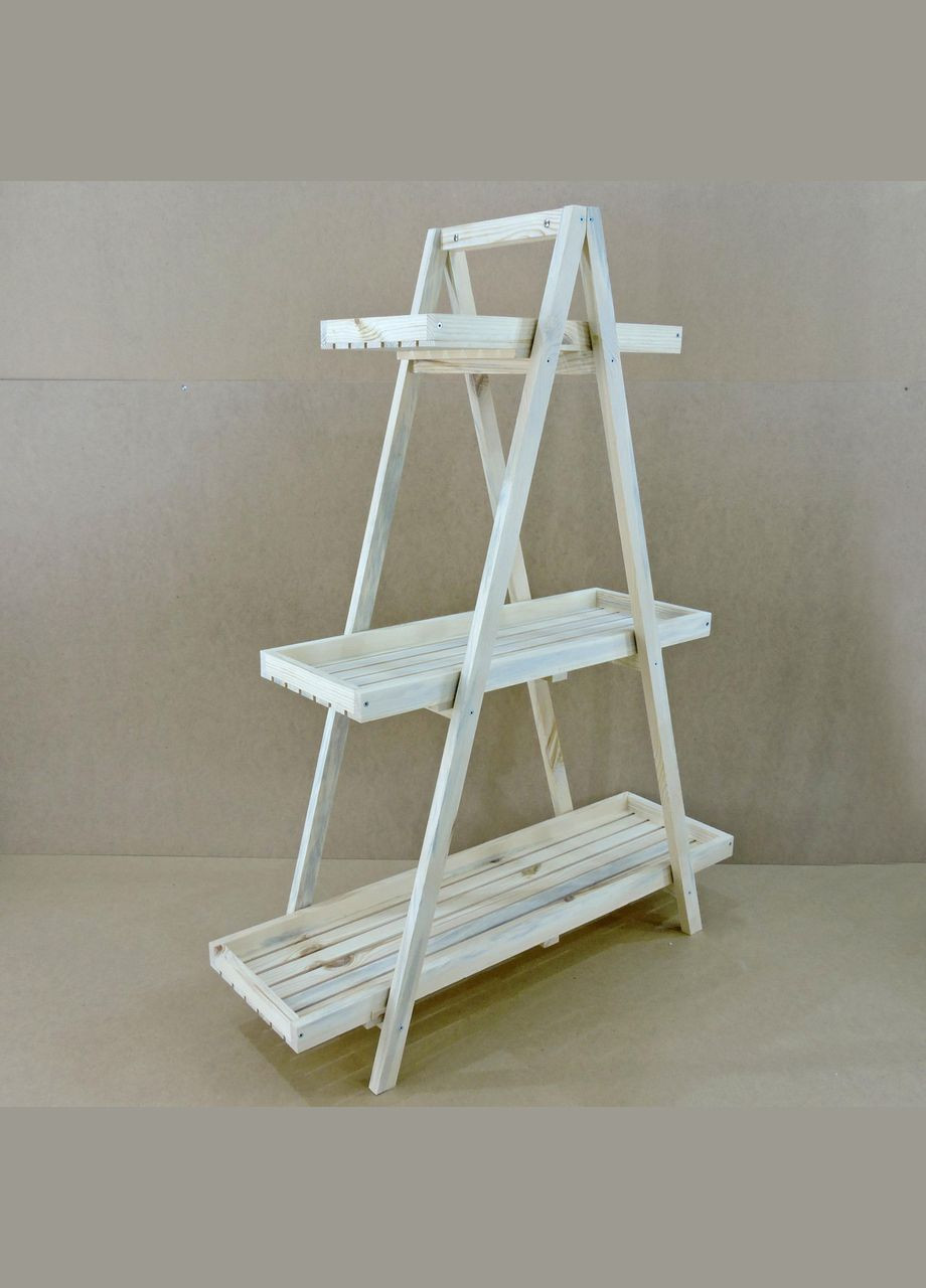 Подставка для цветов из дерева Амора бланже (ЦСТ-001801) No Brand (328228481)