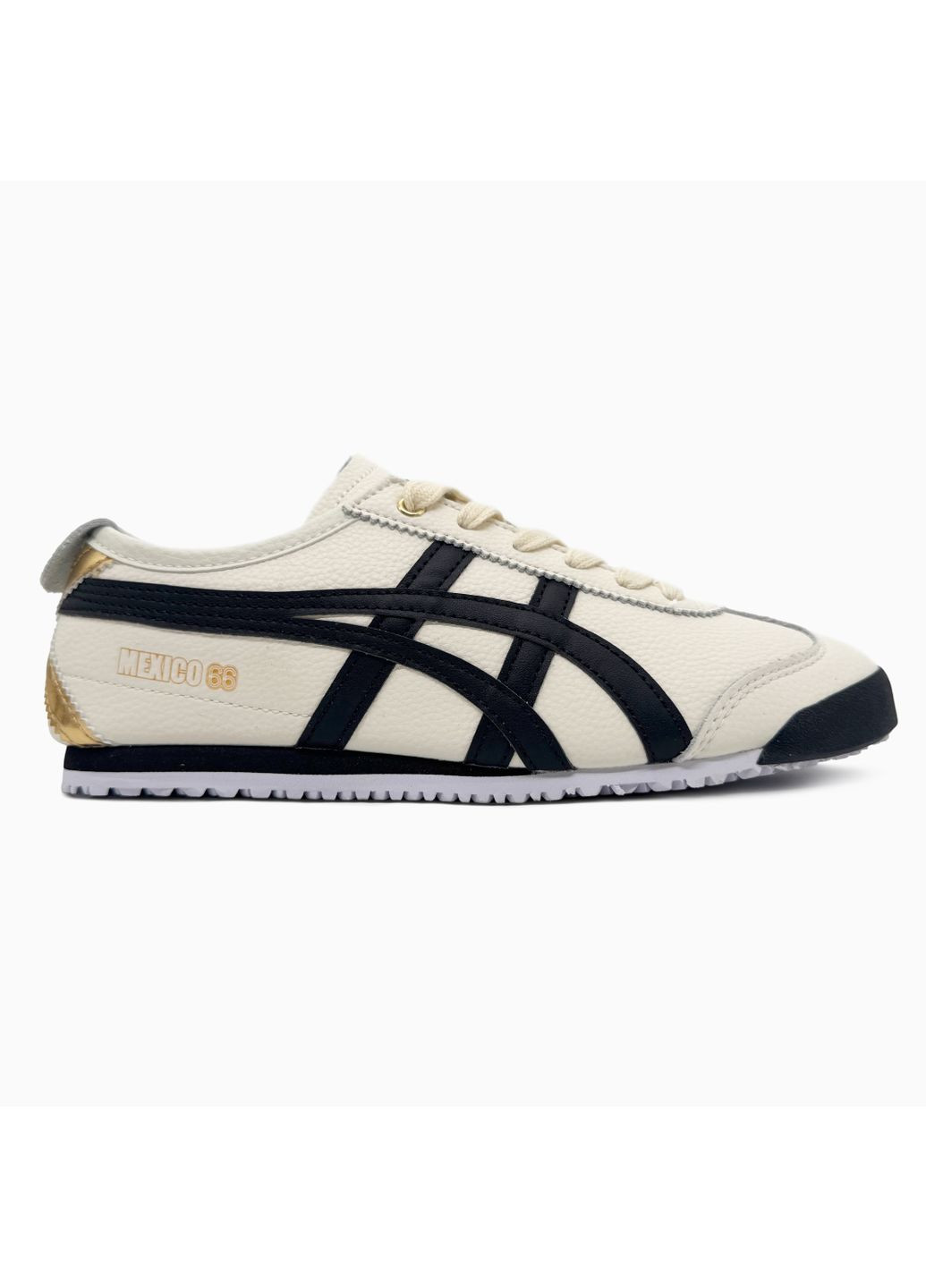 Чорні Осінні кросівки чоловічі asics onitsuka tiger mexico black / beige асікс онітцука тайгер No Brand