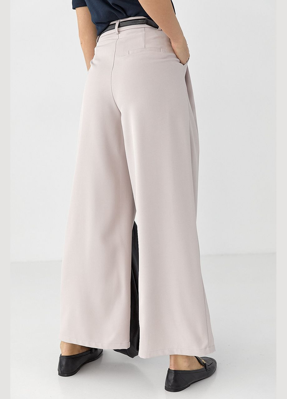 Брюки-палаццо в комплекте с ремнем Lurex (333339880)