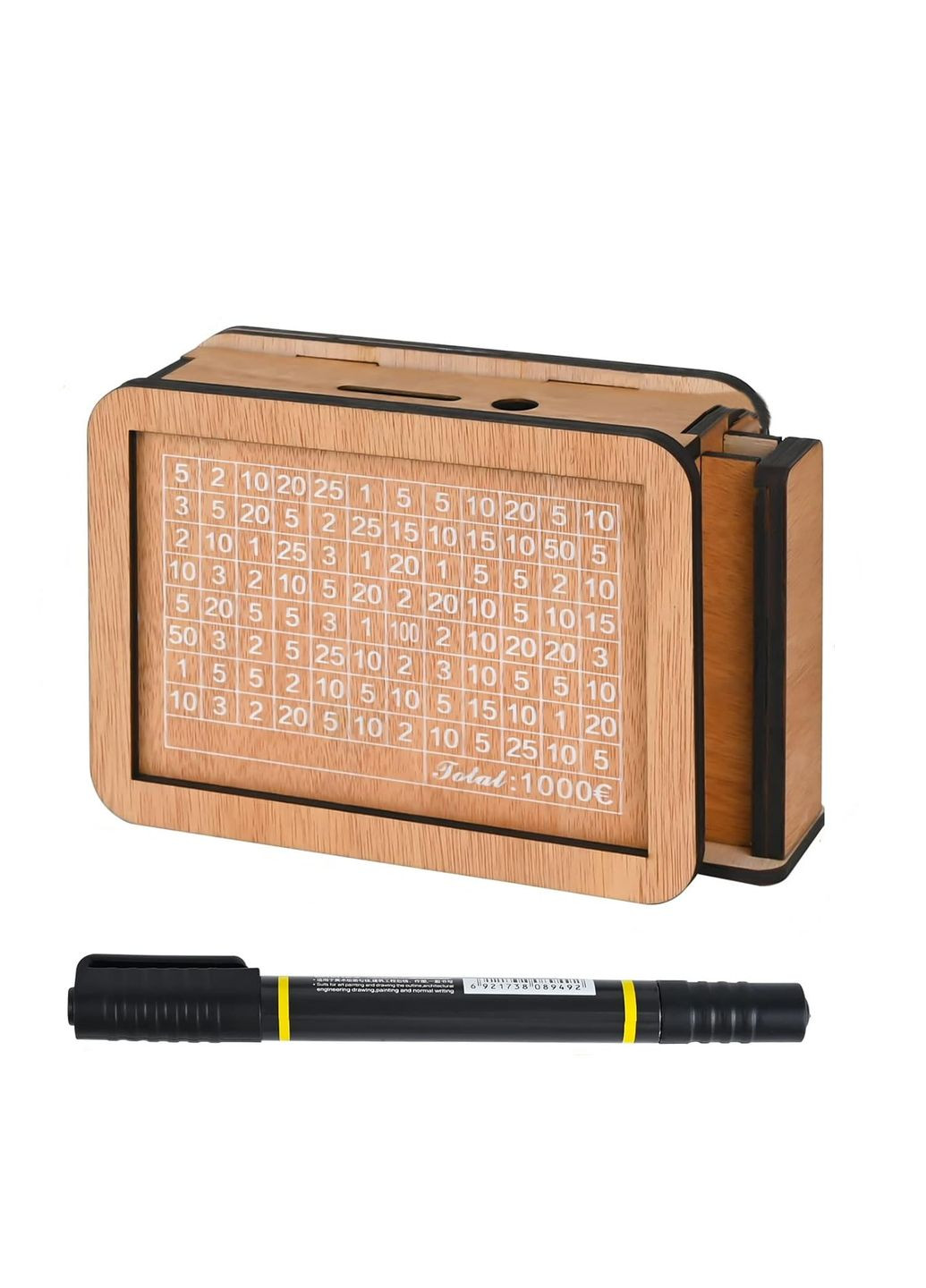 Копилка, Сейф для Денег b3000 из Дерева со Счетчиком Денег (5024490) Clefers (315395979)