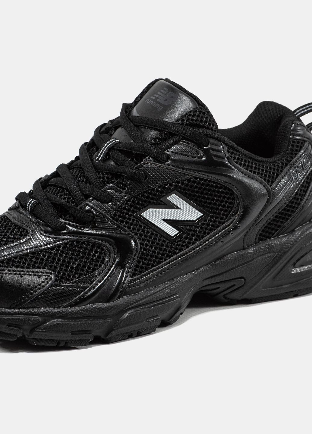 Кроссовки женские и мужские New Balance 530 Black | Нью Беланс 530 черные No Brand чёрные демисезоны (345562961)