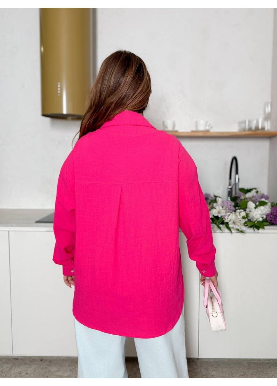 Розовая рубашка No Brand