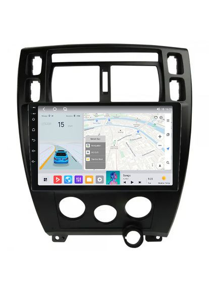 Штатная магнитола Makede MN Hyundai Tucson 1 (2004 - 2009) IPS X10 Pro 2Gb+32Gb Black Mekede (352265099)