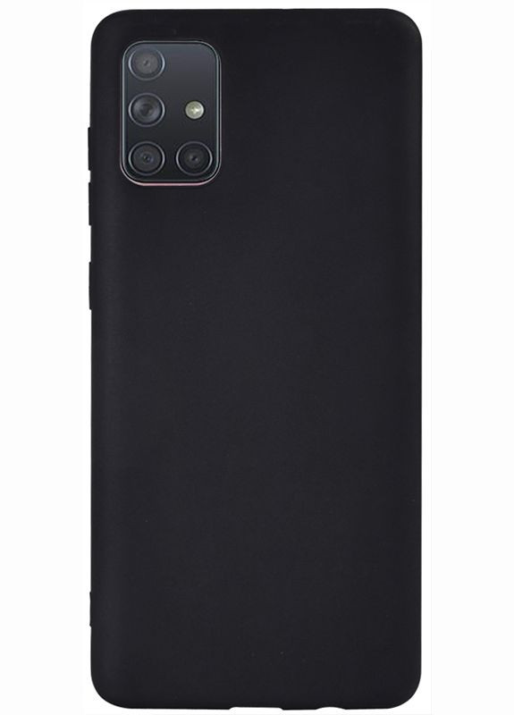 Чехолнакладка 1mm Matt TPU Case Samsung Galaxy A71 Black Toto (301784014)