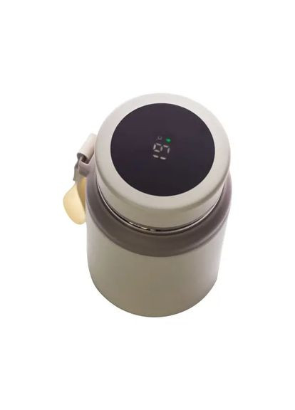 Термос Fashion 700 мл з датчиком температури та ситечком, білий Yiwu (356672515)