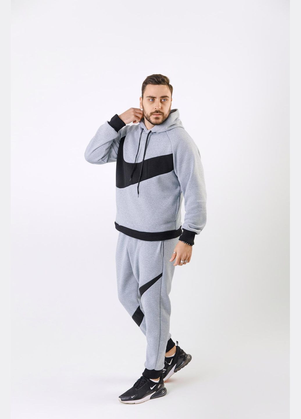 Зимний спортивный костюм с лого на флисе Vakko (301925905)