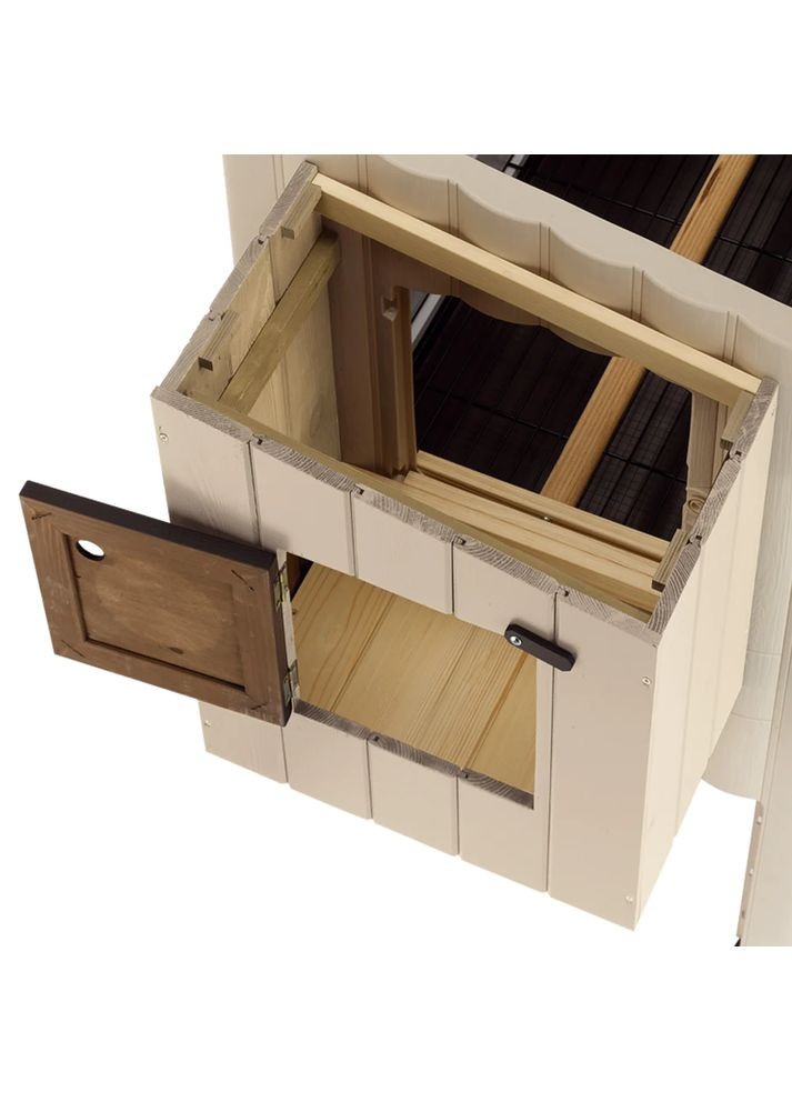 Пластиковый домик для кур Happy Farm 120 (Ферпласт Хеппи Фарм 120) Ferplast (297922535)