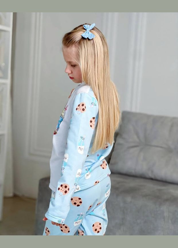 Голубая пижама для девочки hc (h001-6076-024-33-5) No Brand