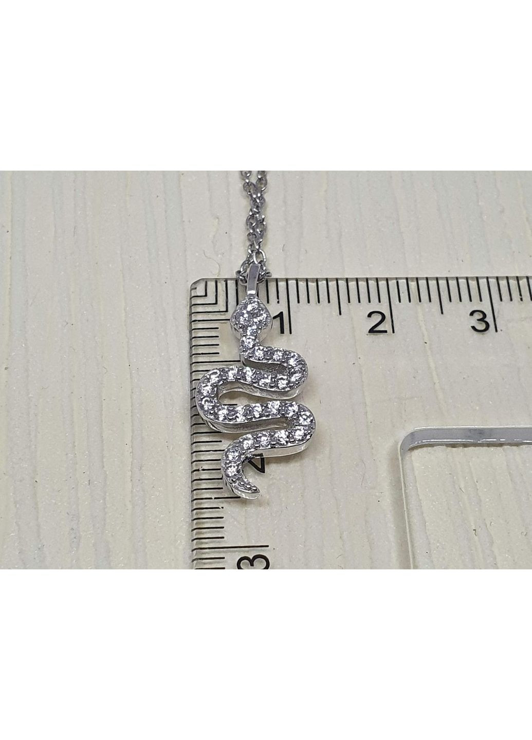 Серебряное колье с фианитами. 1230892 Аметист-В (361077371)