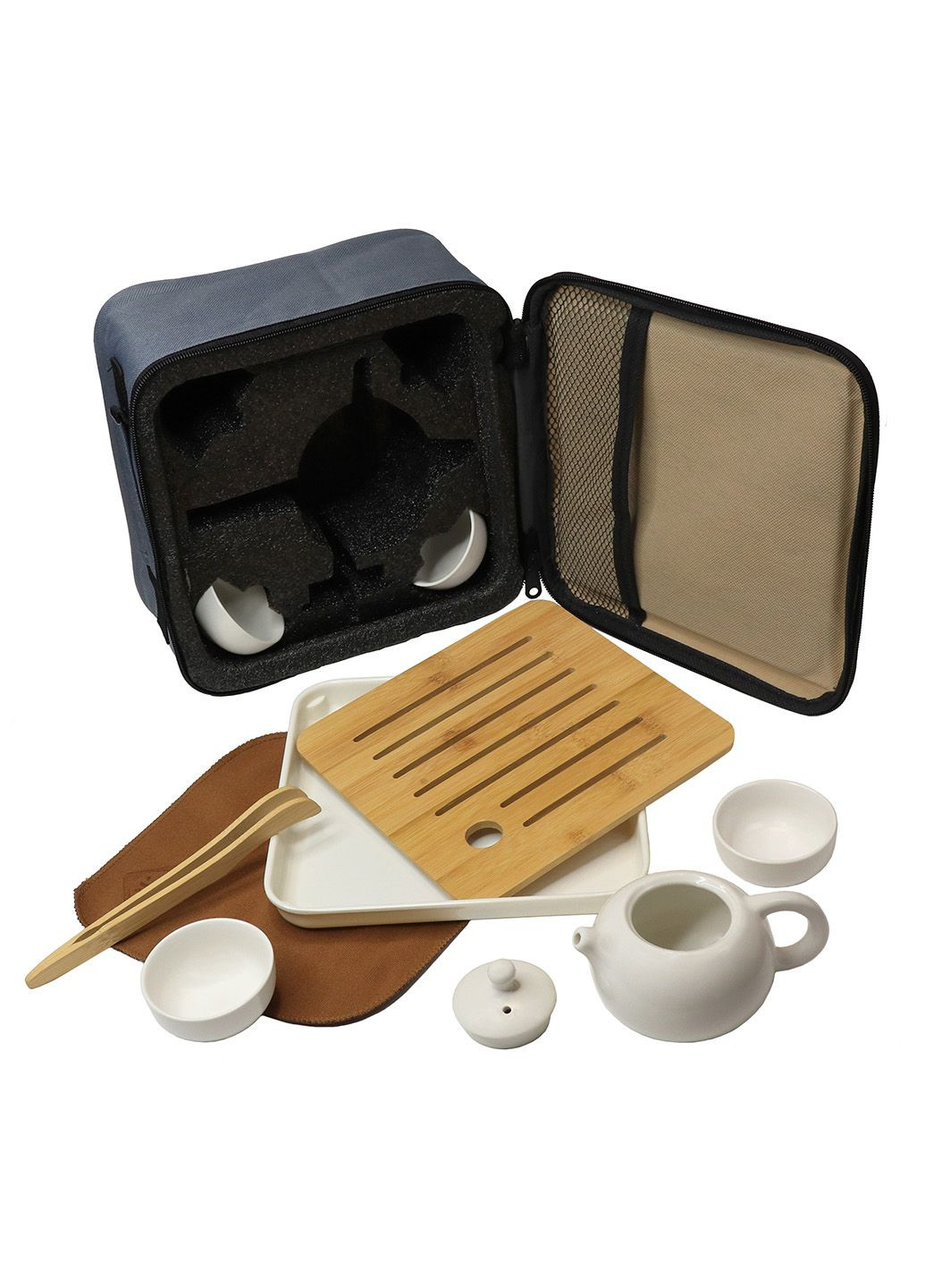 Набір для чайної церемонії Чайничок + 4 піали + бамбукова чабань + щипці TSET3 UFT (346122829)