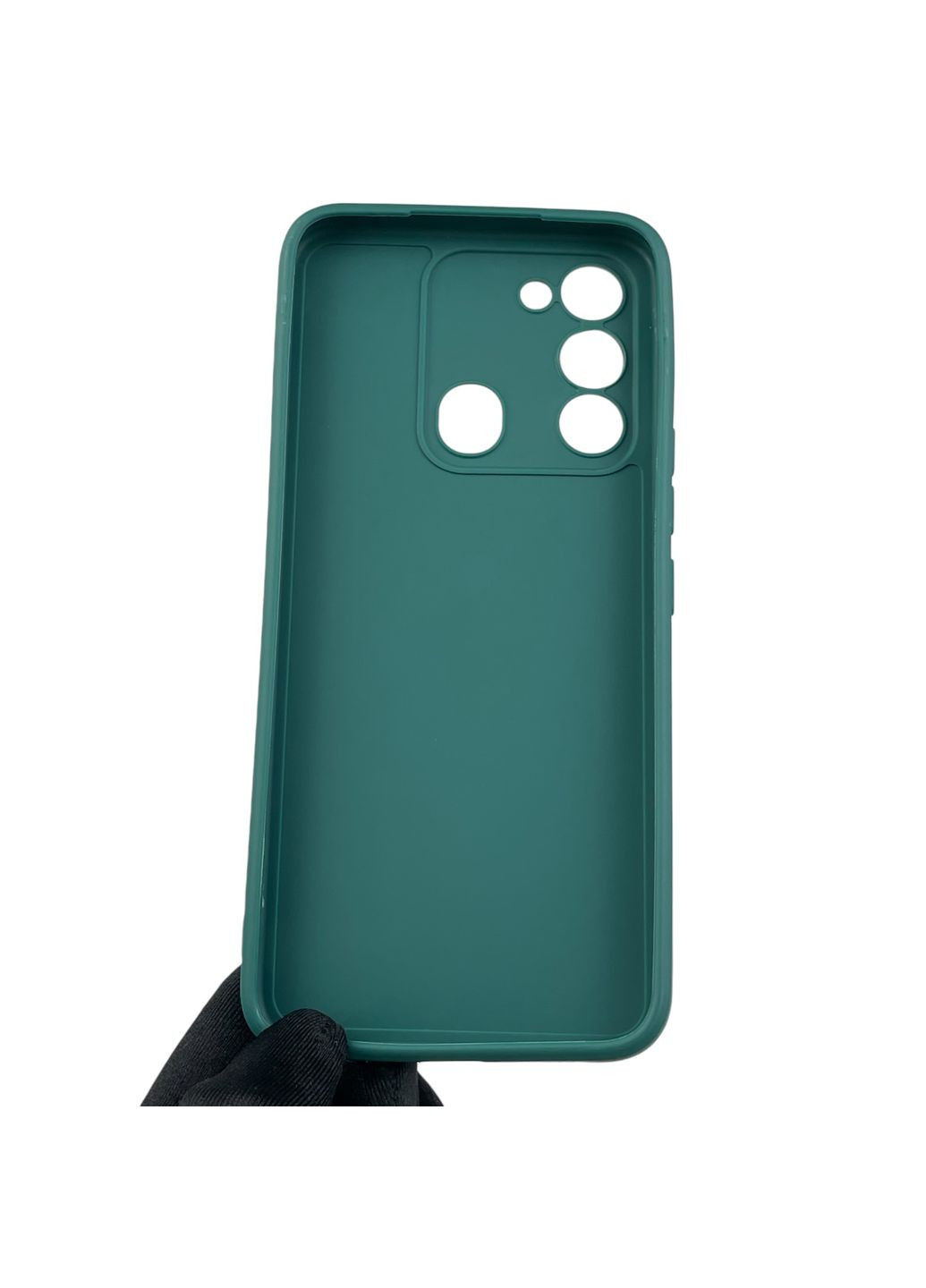 Чехол для Spark Go 2022 (KG5m) с квадратными гранями с защитой камеры на техно спарк го 2022 зелёный Tecno (366390799)