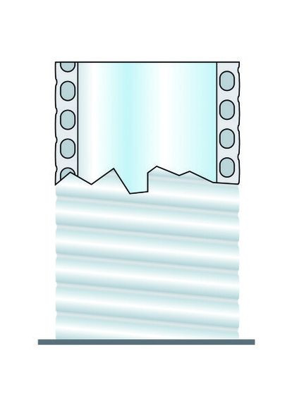 Труба ПВХ гибкая d32 мм, серая AquaViva (313403154)