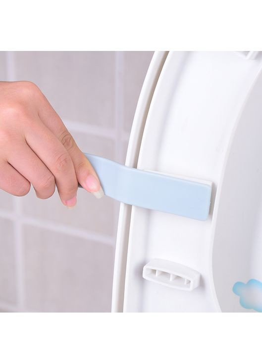 Ручка для крышки унитаза Голубой 10064 No Brand (368565756)