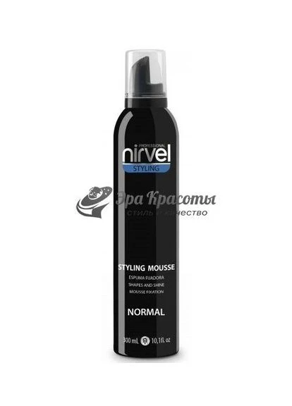 Мус для укладки волосся еластичною фіксації Styling Mousse Normal Professional, 300 мл Nirvel (396354955)