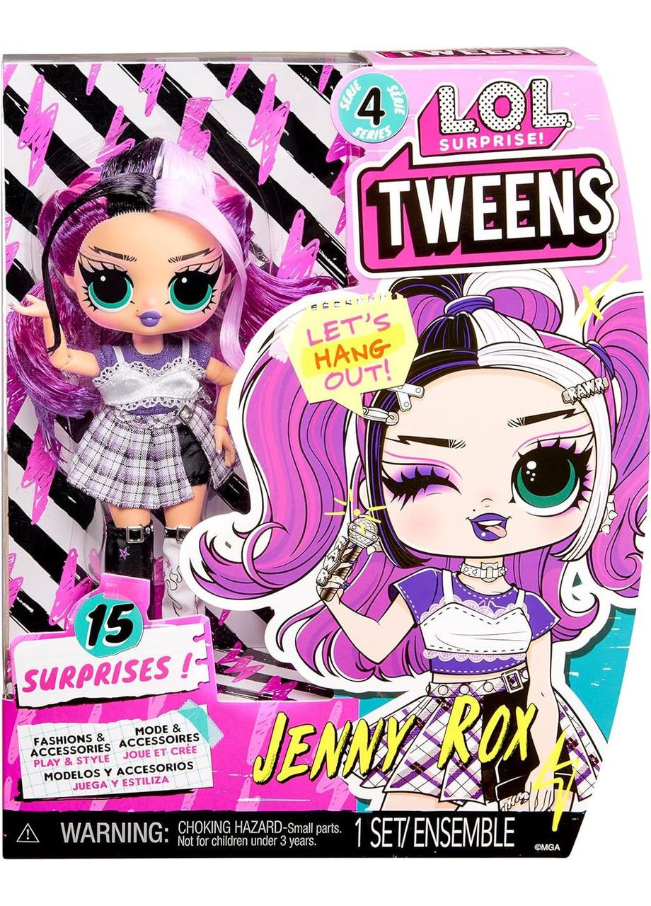Лялька LОЛ Дженні Рокс LOL Surprise Tweens Series 4 Jenny Rox 588719 L.O.L. Surprise! (372012667)