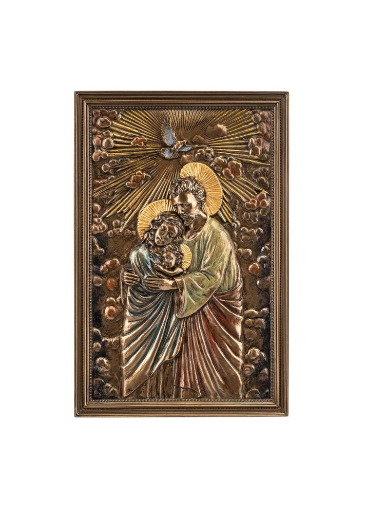 Картина барельєф Свята Родина 23х15 см 78404A42 Veronese (368993152)