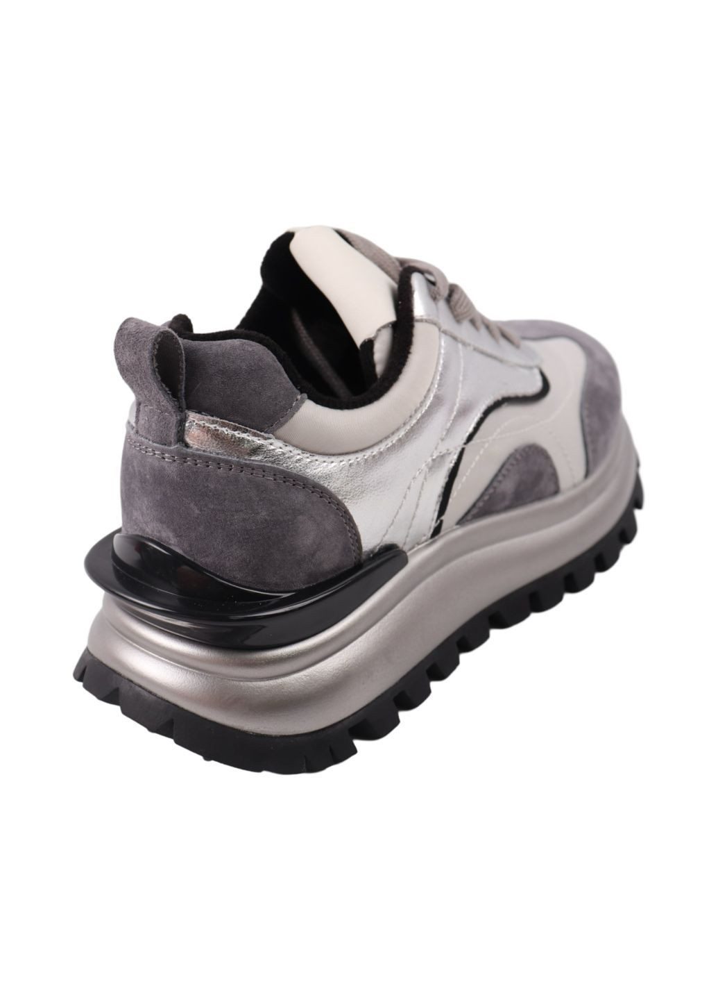 Кросівки жіночі сірі натуральна шкіра FARINNI 629-24DK сірі (300775549)