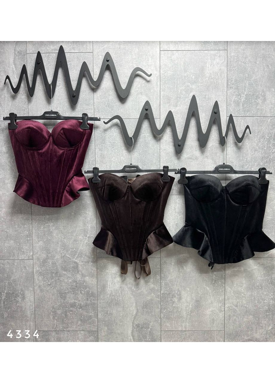 Жіночий ефектний корсет із турецького бархату Avanti (371258257)